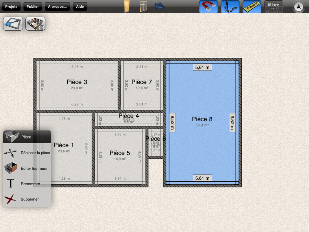 plan maison ipad