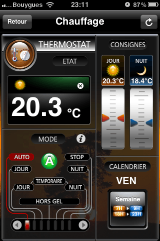 Domotiser une ancienne chaudière mazout : Gestion du thermostat