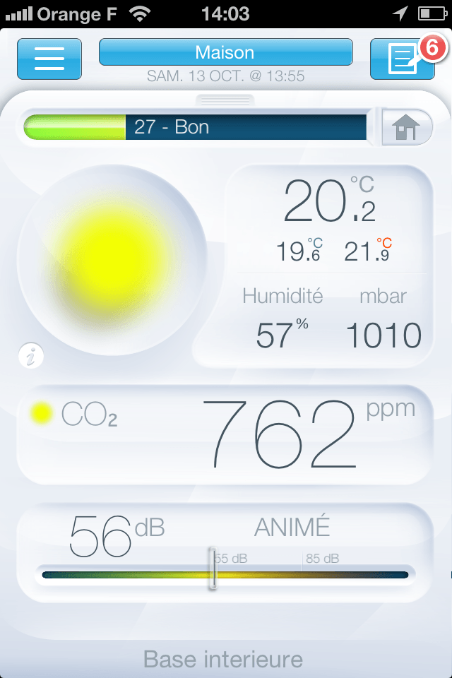 maison Netatmo Station Météo intérieur/extérieur - iPhone/Android