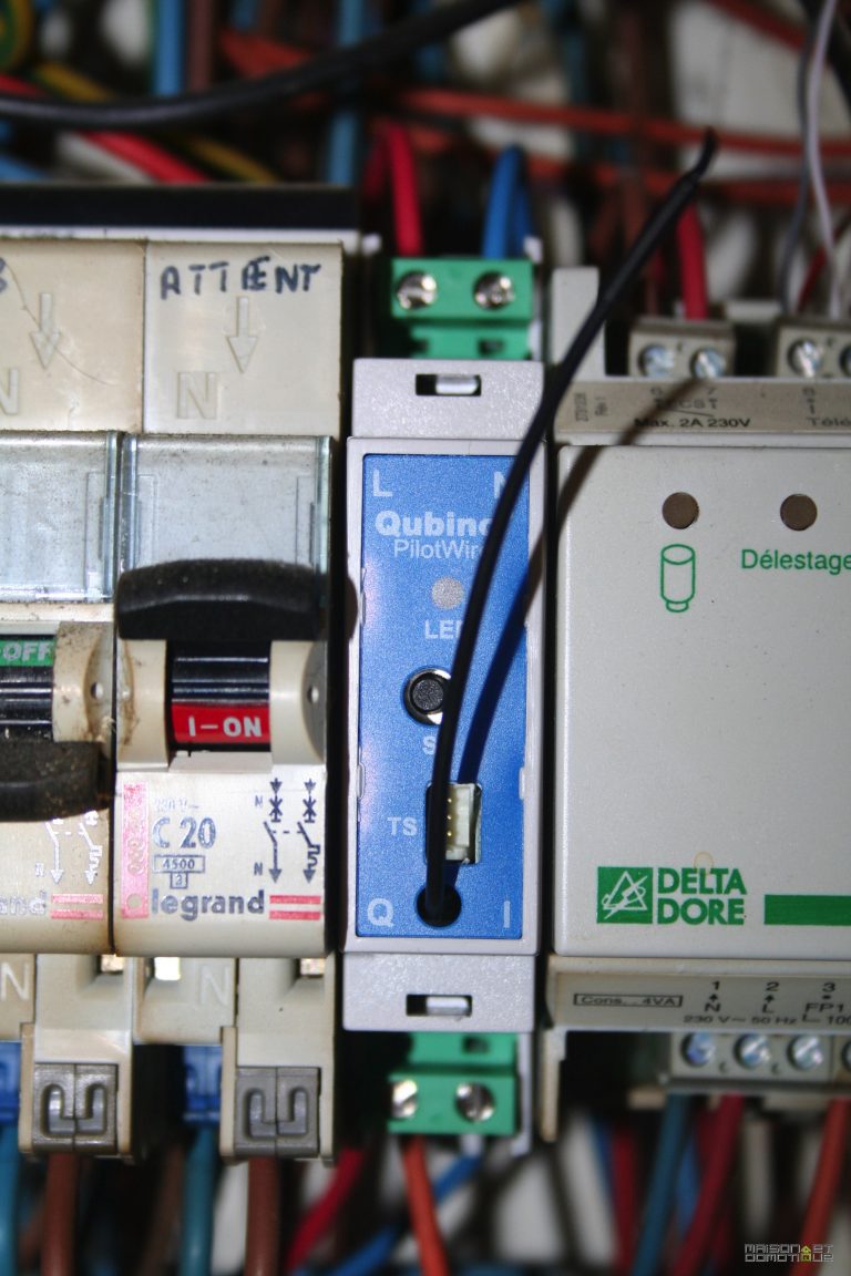 Qubino utilisation du module Zwave Rail Din pour piloter son