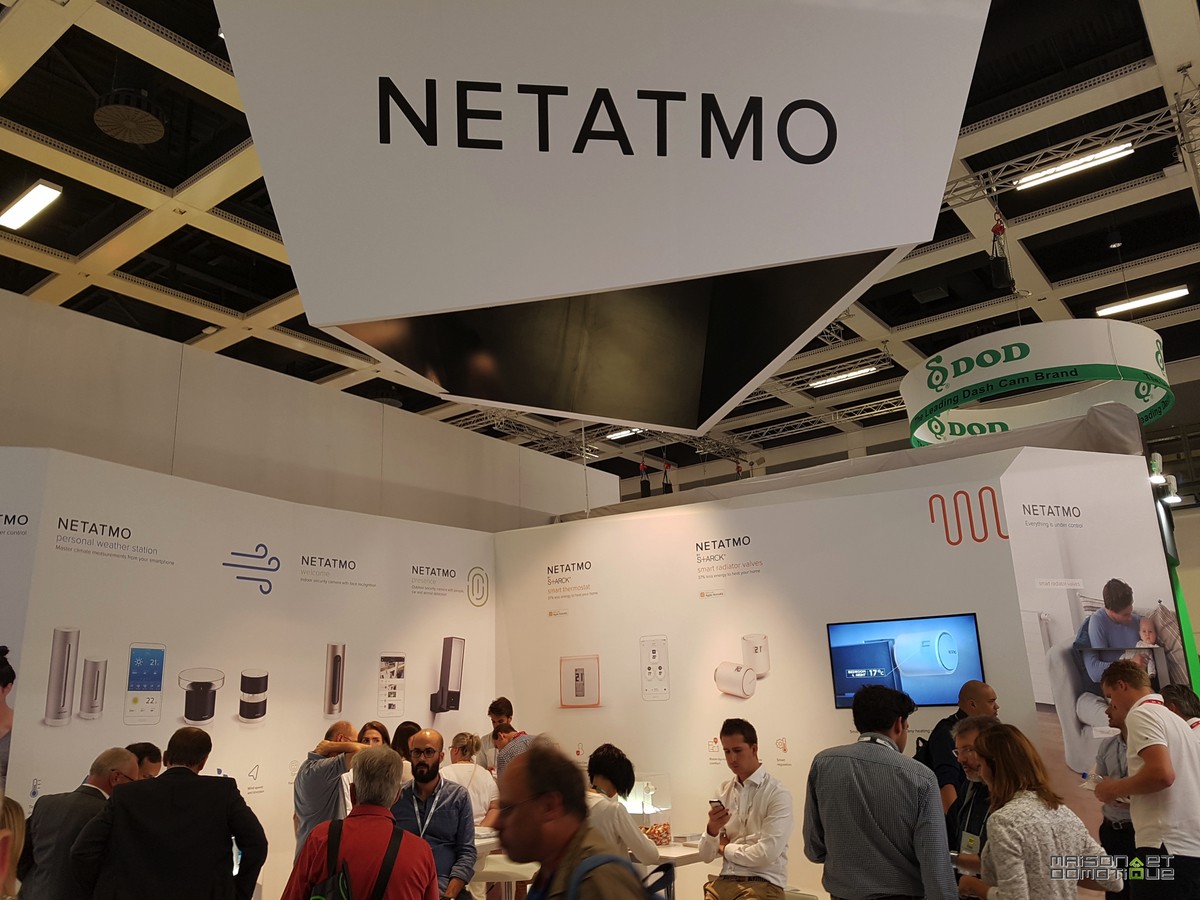Les vannes thermostatiques connectées (Starck) de Netatmo.