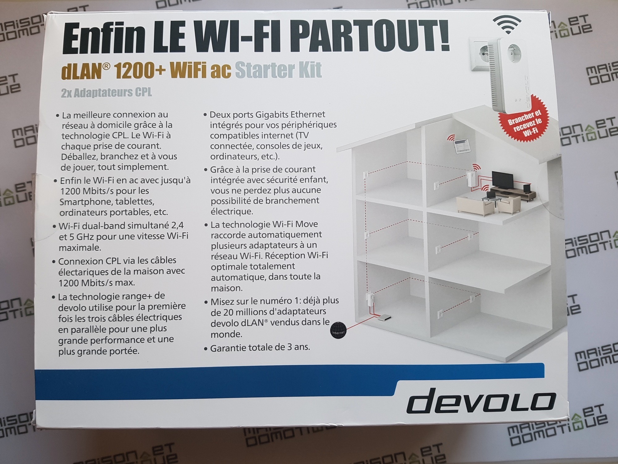 Test du Devolo dLan 1200+ Wifi, le CPL simple et efficace