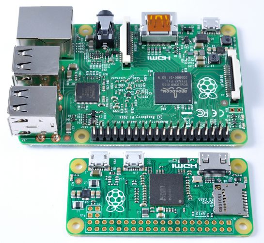 Pi Zero with Pi2b 1500