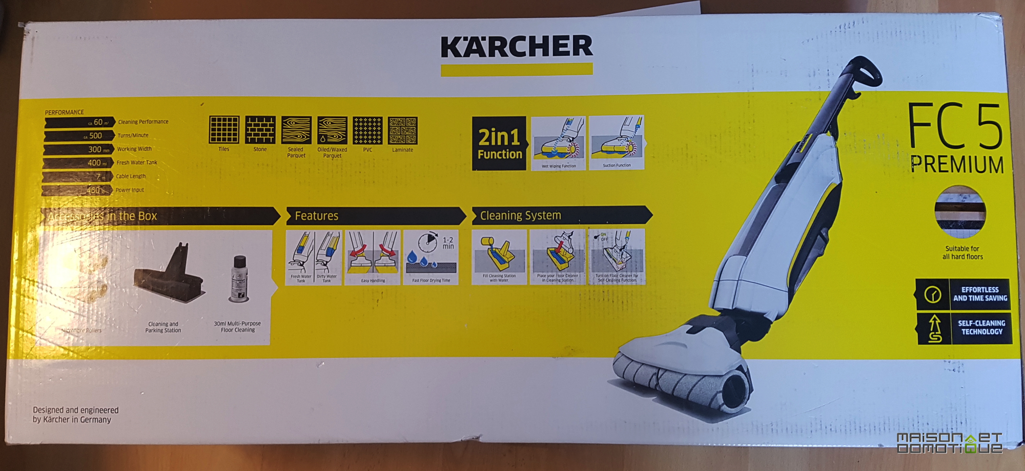 Test Kärcher FC5 sans fil : un nettoyeur de sol bien entrainé