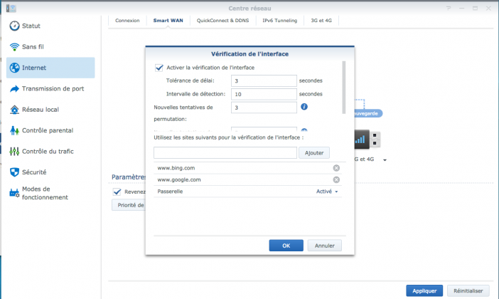 secours 3g synology 4