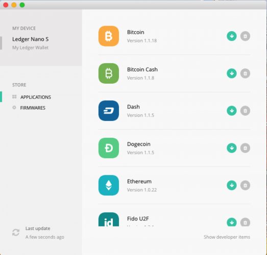 ledger wallet 22