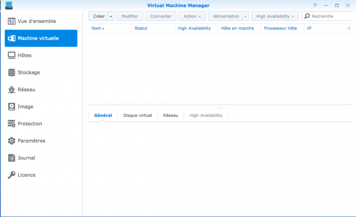 jeedom synology virtual machine 1