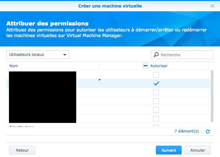 jeedom synology virtual machine 6