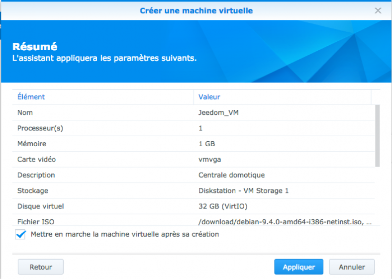 Tuto: installer Jeedom sur NAS Synology avec Virtual Machine Manager ...