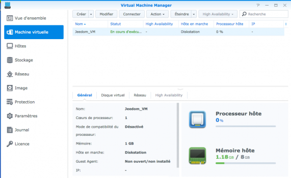 Tuto: installer Jeedom sur NAS Synology avec Virtual Machine Manager ...