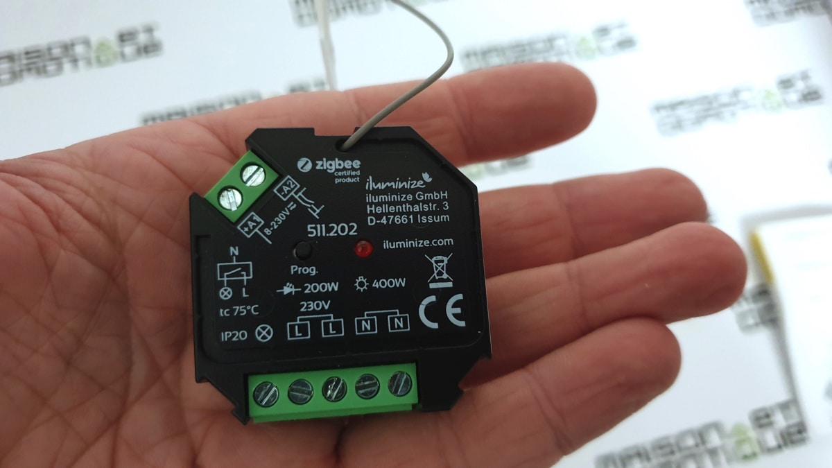 ED-10043 Interrupteur sans fil Zigbee noir (Amis de Philips Hue) 