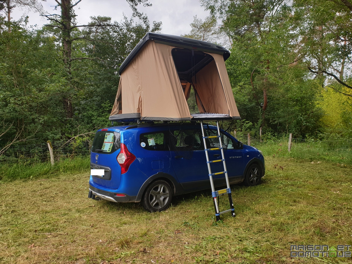 Présentation de la tente de toit Naitup Family: votre hébergement