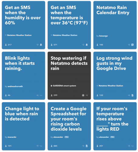 netatmo ifttt
