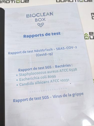 bioclean box test 21