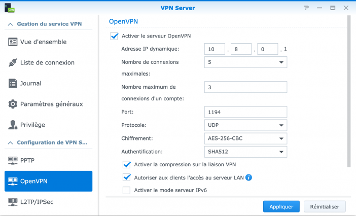 config openvpn