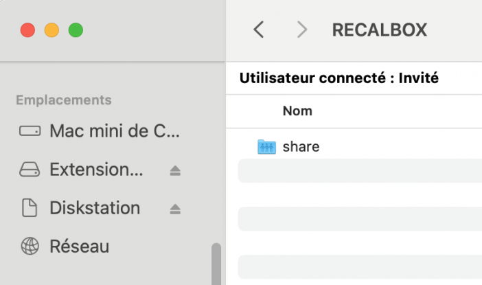 partage reseau recalbox