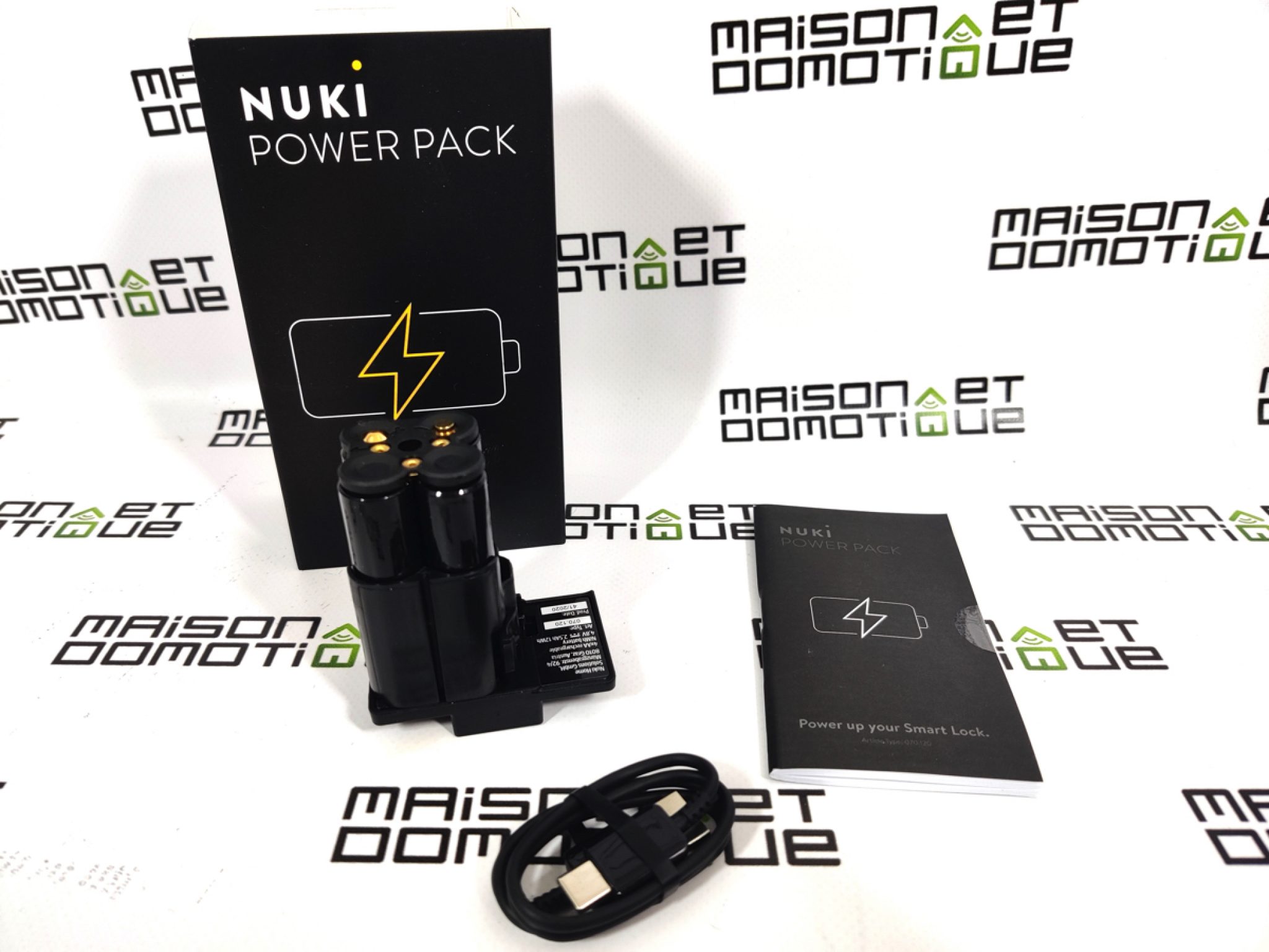 Nuki Power Pack – Batterie Rechargeable Pour Nuki Smart Lock – Blanc – Occasion