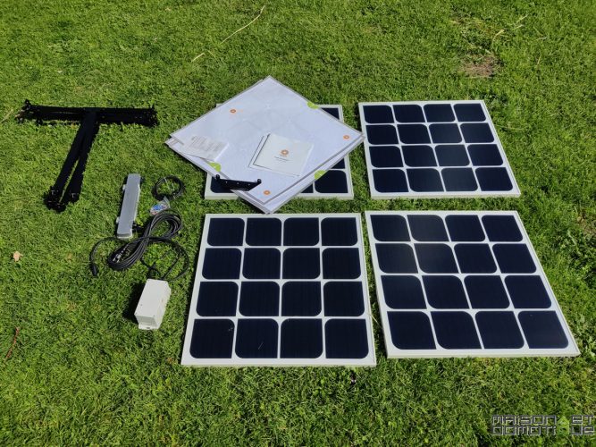 Câble adaptateur de panneau solaire pour MC4 sur prise creuse 5,5