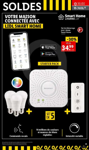 La solution domotique Lidl à 34€ seulement ! 1 offre domotique lidl 15072021 jpg 1