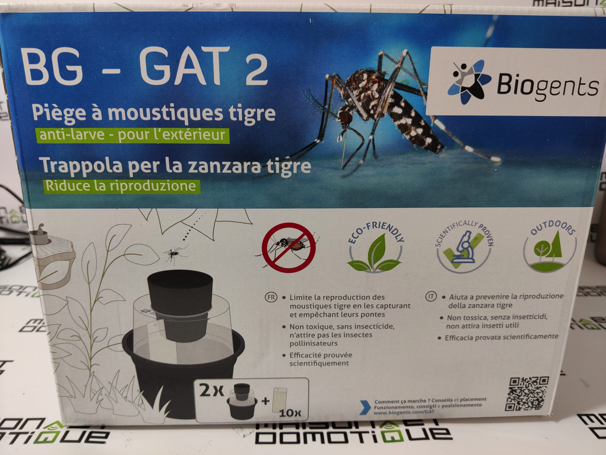 Piège anti moustique tigre extérieur MOSQUITAIRE, vente au