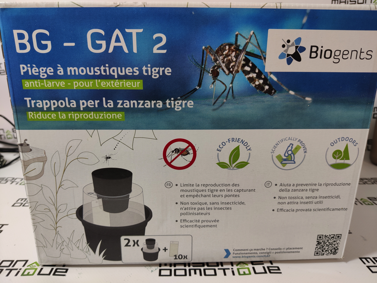 Pack de 2x Piège Insectes Anti Moustiques Tigres Usage Extérieur