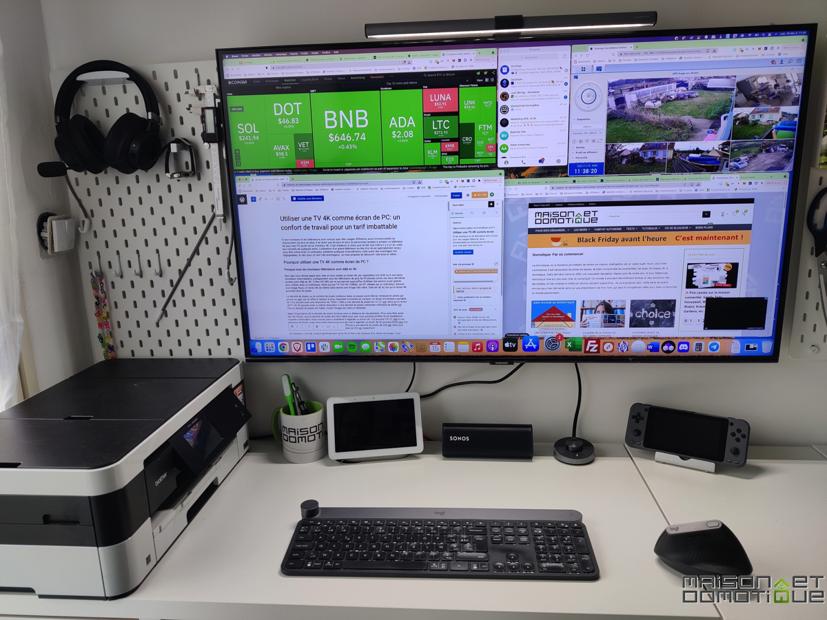 Utiliser une TV 4K comme écran de PC: un confort de travail
