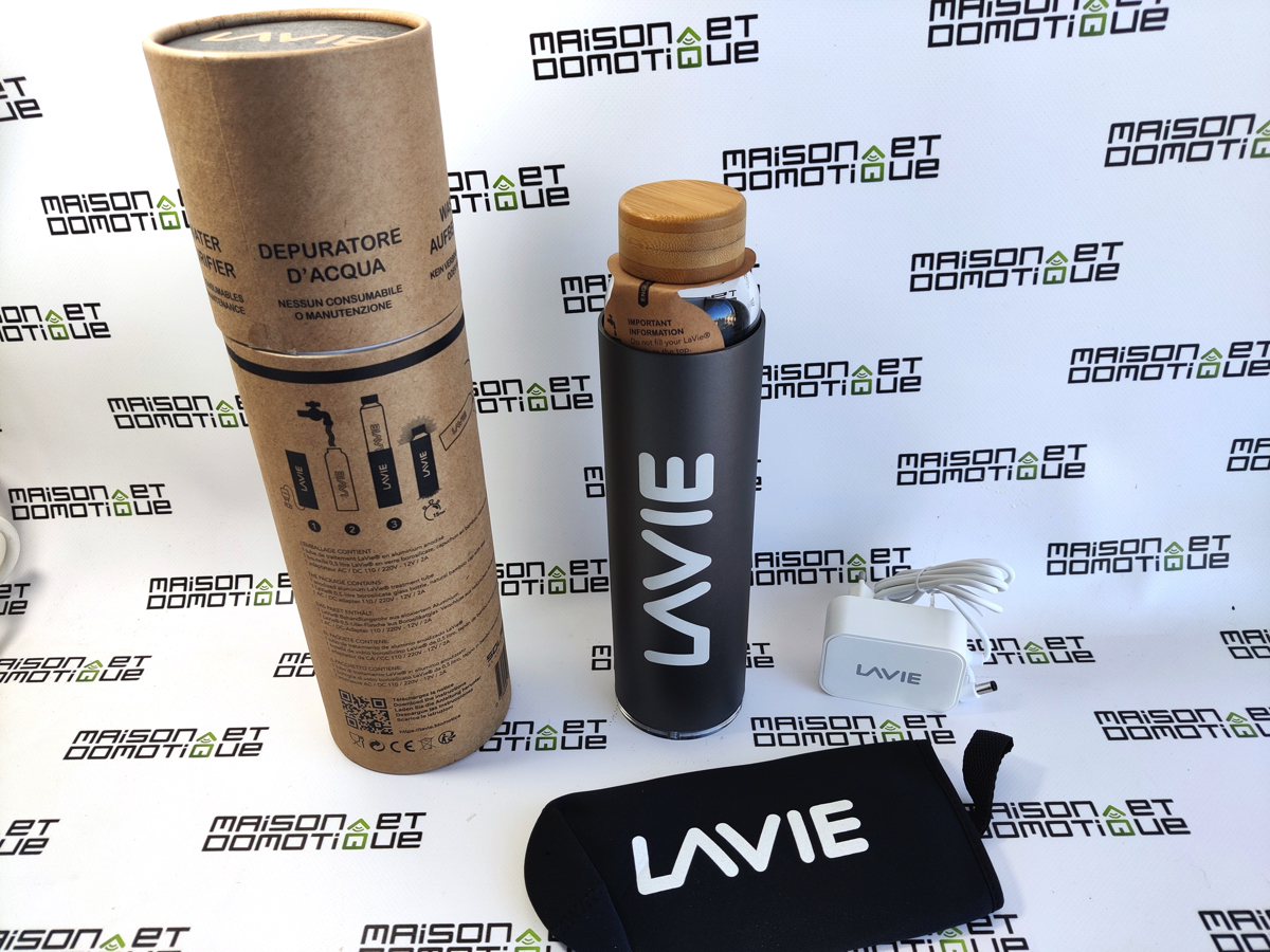 Test de la gourde LaVie 2Go: un purificateur d'eau sans filtre qui