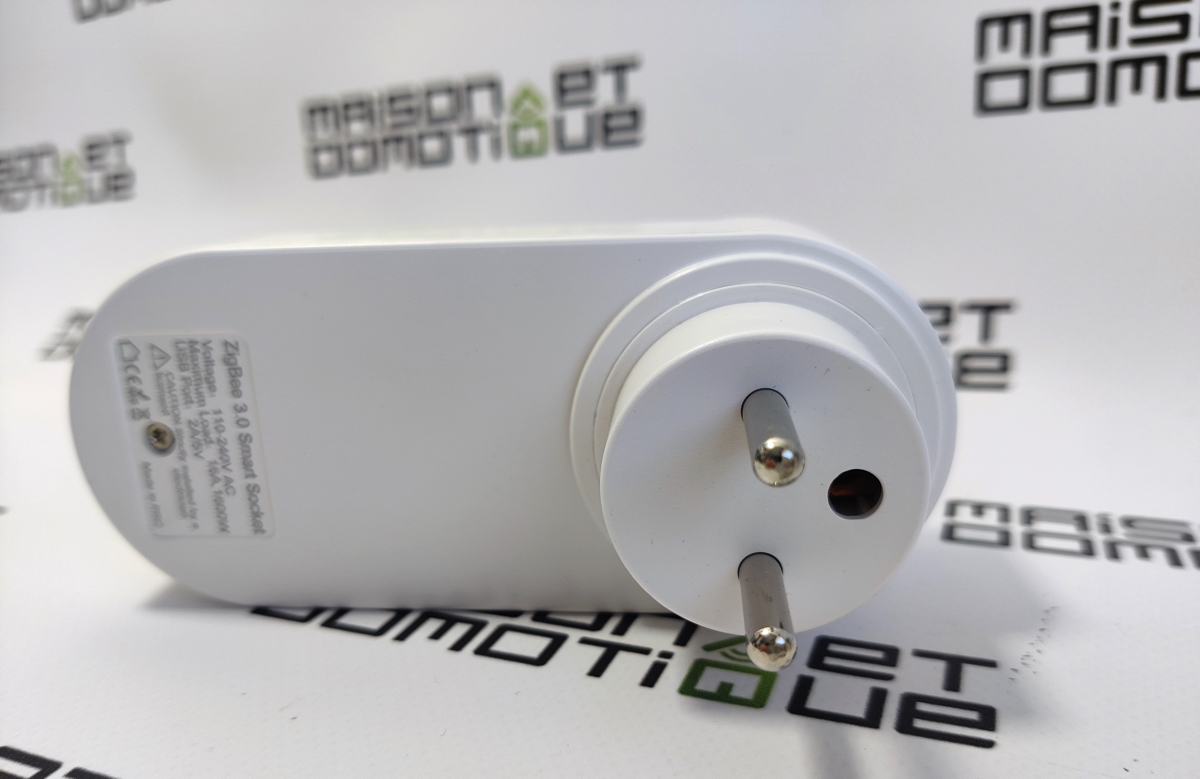 Prise connectée Nous Zigbee 3.0 - Mesure de consommation –