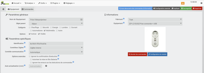 test prise zigbee moes 9