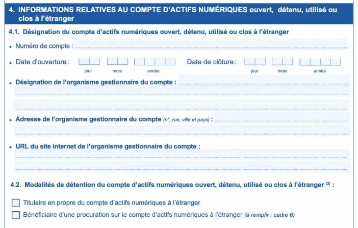 3916 bis compte etranger