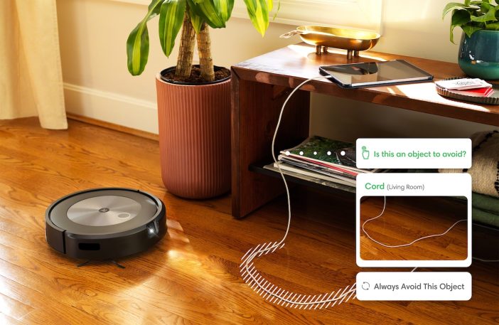 roomba j7 j7 object detection cords alert