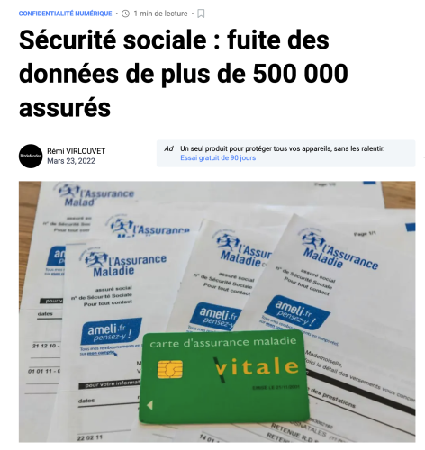 fuite securite sociale