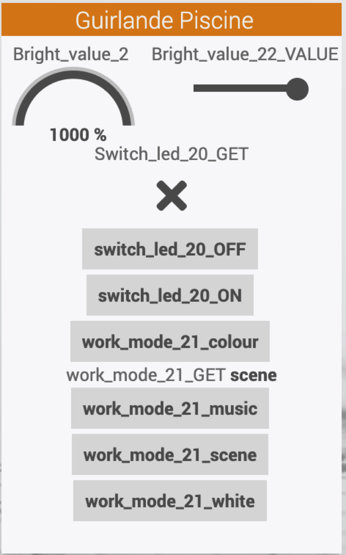 WOOX Guirlande lumineuse LED WIFI pour sapin