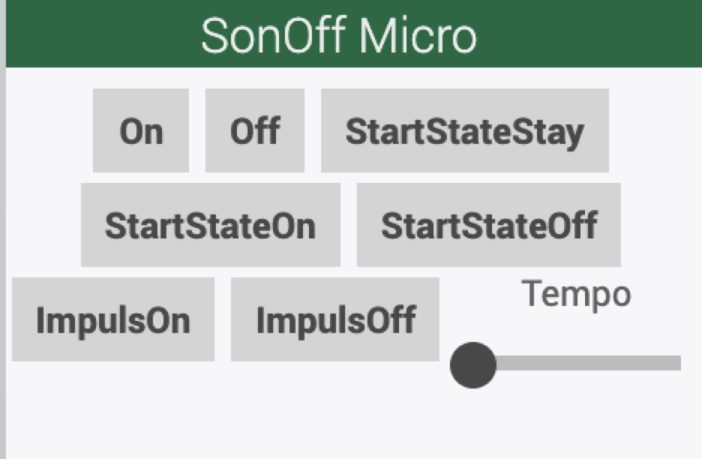 test sonoff micro 17