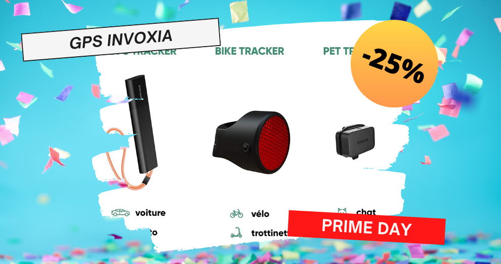 Invoxia Bike Tracker - Traceur GPS vélo avec alerte antivol