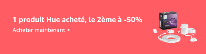 #PRIMEDAY Philips Hue: nombreuses promotions et -50% sur le second produit ! 108 fr signify peas bxgybanner 750x200 1