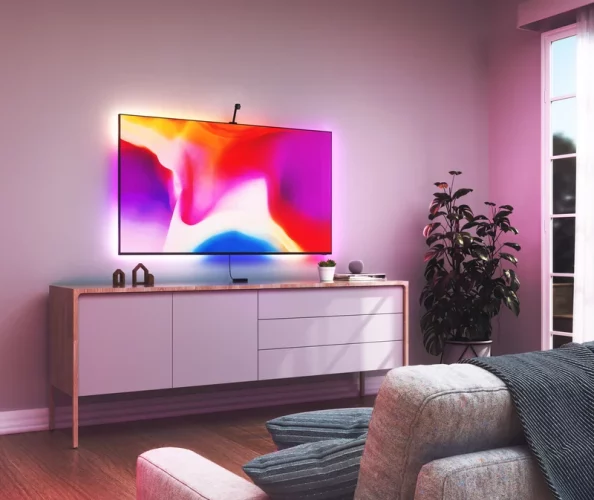 Nanoleaf: スマート スイッチ、ambilight システム、Matter サポートが #CES2023 で発表されました! 5 67ff7d70 ces 2023 nanoleaf automatise l eclairage et ambiance les sessions tv w800
