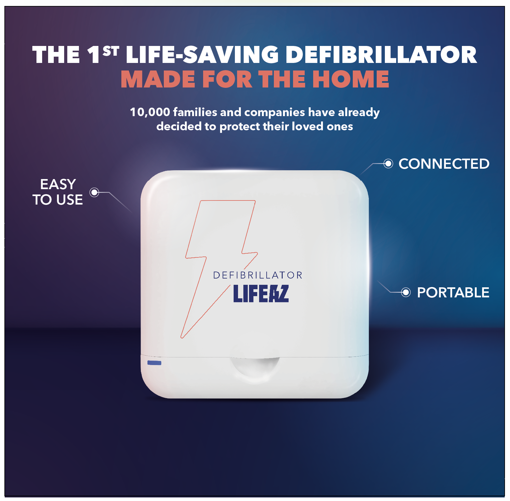 Lifeaz présente le premier défibrillateur portable et connecté pour la  maison #CES2023 - Maison et Domotique