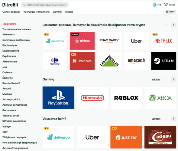 Emrys, Bitrefill, The Corner: Paradan tasarruf etmek ve hatta para kazanmak için alışverişlerinizi hediye kartlarıyla ödeyin! 5 bitrefill 01