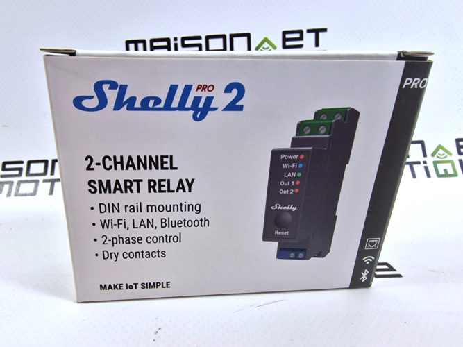 shelly 2 channel smart relail 1