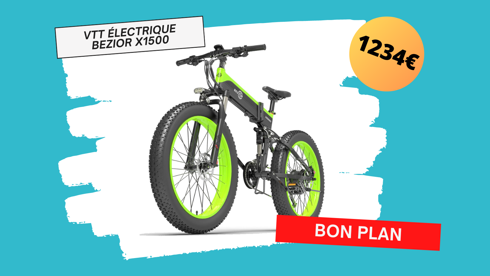 Bezior X1500 le VTT electrique taille pour la montagne a prix casse Maison et Domotique