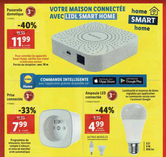 promo lidl domotique