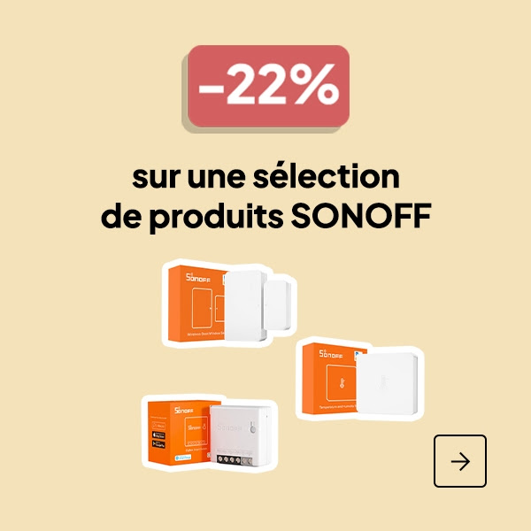 La domotique en promo pour la fête des pères: jusqu'à 22% sur SonOff, Nous, Zooz, Frient, Neo, eedomus, etc. 1 sonoff fpd