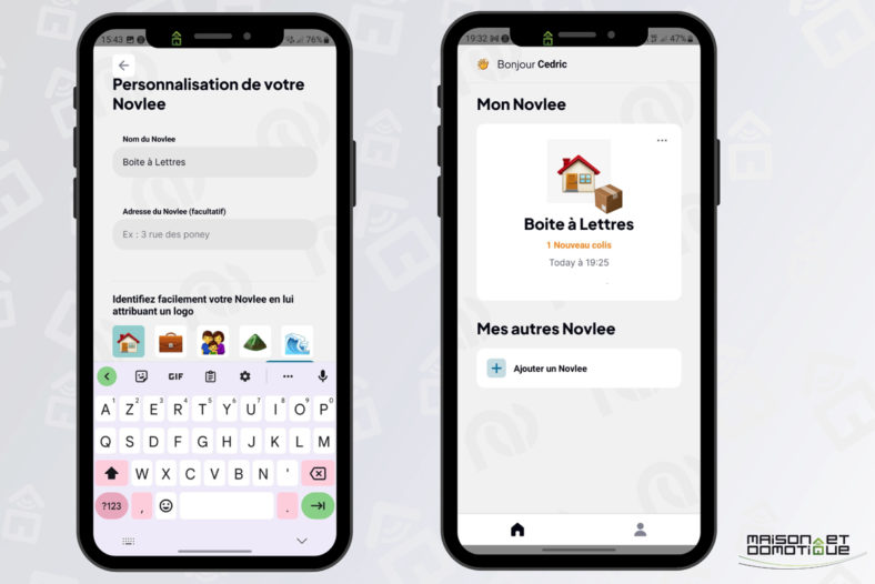 Test de Novlee le détecteur de courrier et colis qui connecte votre boite aux lettres