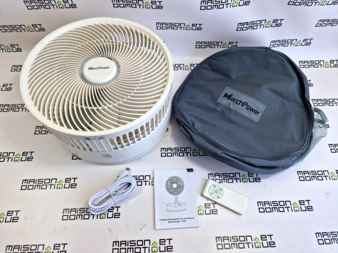 test ventilateur portable marchpower 3