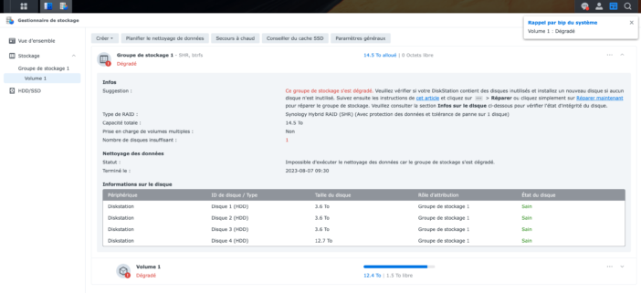Nas Synology: comment remplacer un disque dur sans perdre ses données ? (panne ou augmentation de capacité) 8 remplacer hdd synology 3