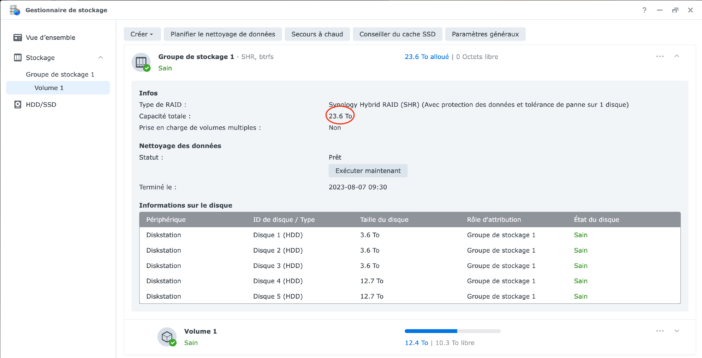 remplacer hdd synology 9
