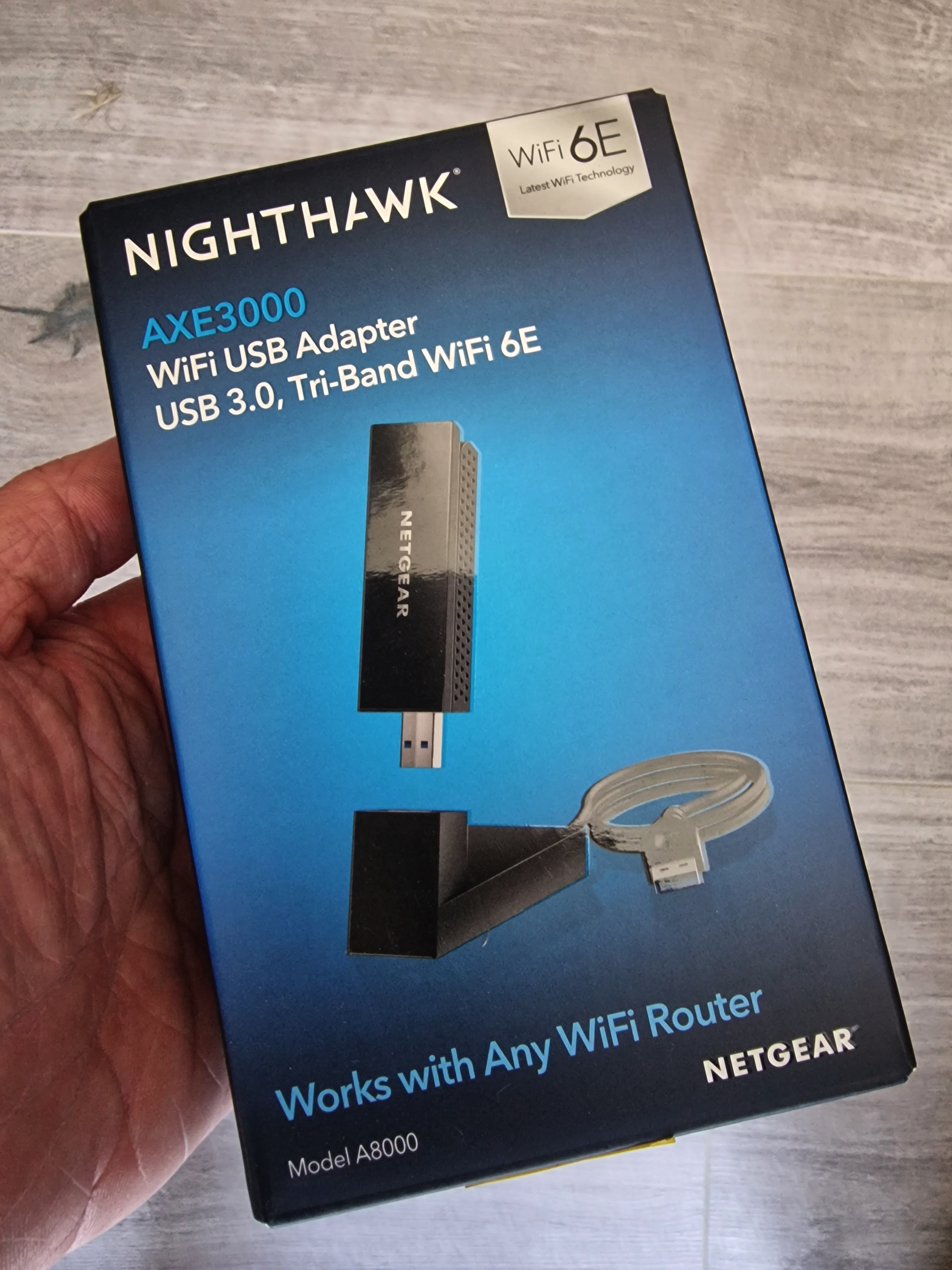Comparer les prix : NETGEAR Nighthawk Clé USB (A8000), Adaptateur Ethernet  WiFi 6E AXE3000, Dongle sans Fil pour Ordinateur Portable ou de Bureau.  Jusqu'à 3 Gbit/s. Compatible PC Toutes générations