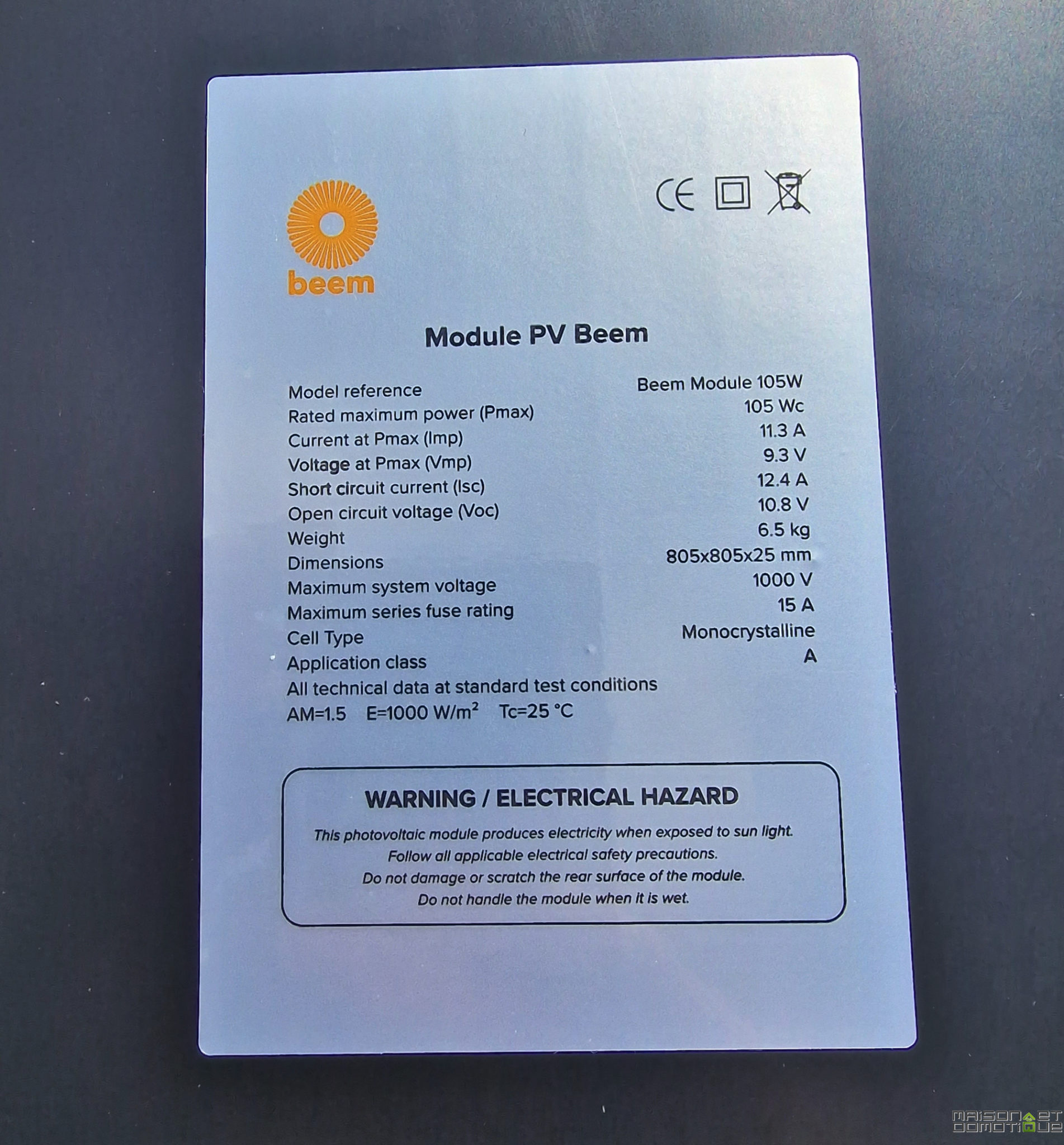 Test de Beem 420W: encore plus d'économies d'électricité avec le kit ...