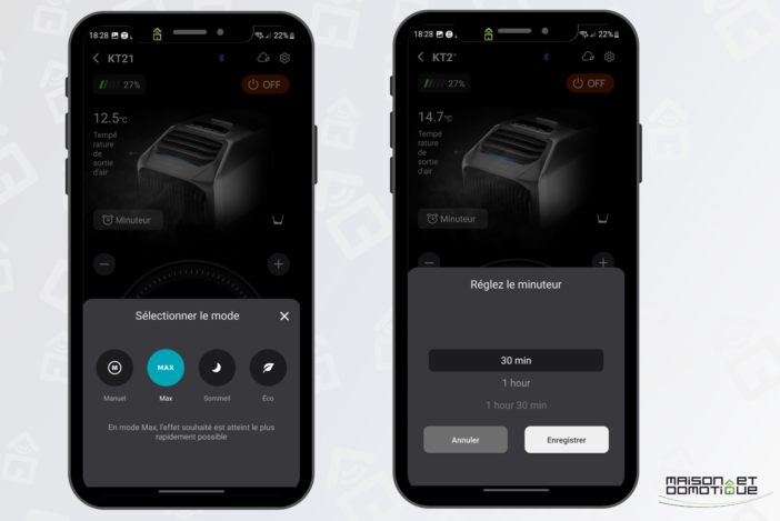 Test EcoFlow Wave 2: climatisation ET chauffage mobile, tout ça en solaire ! 40 ecoflow wave app 04